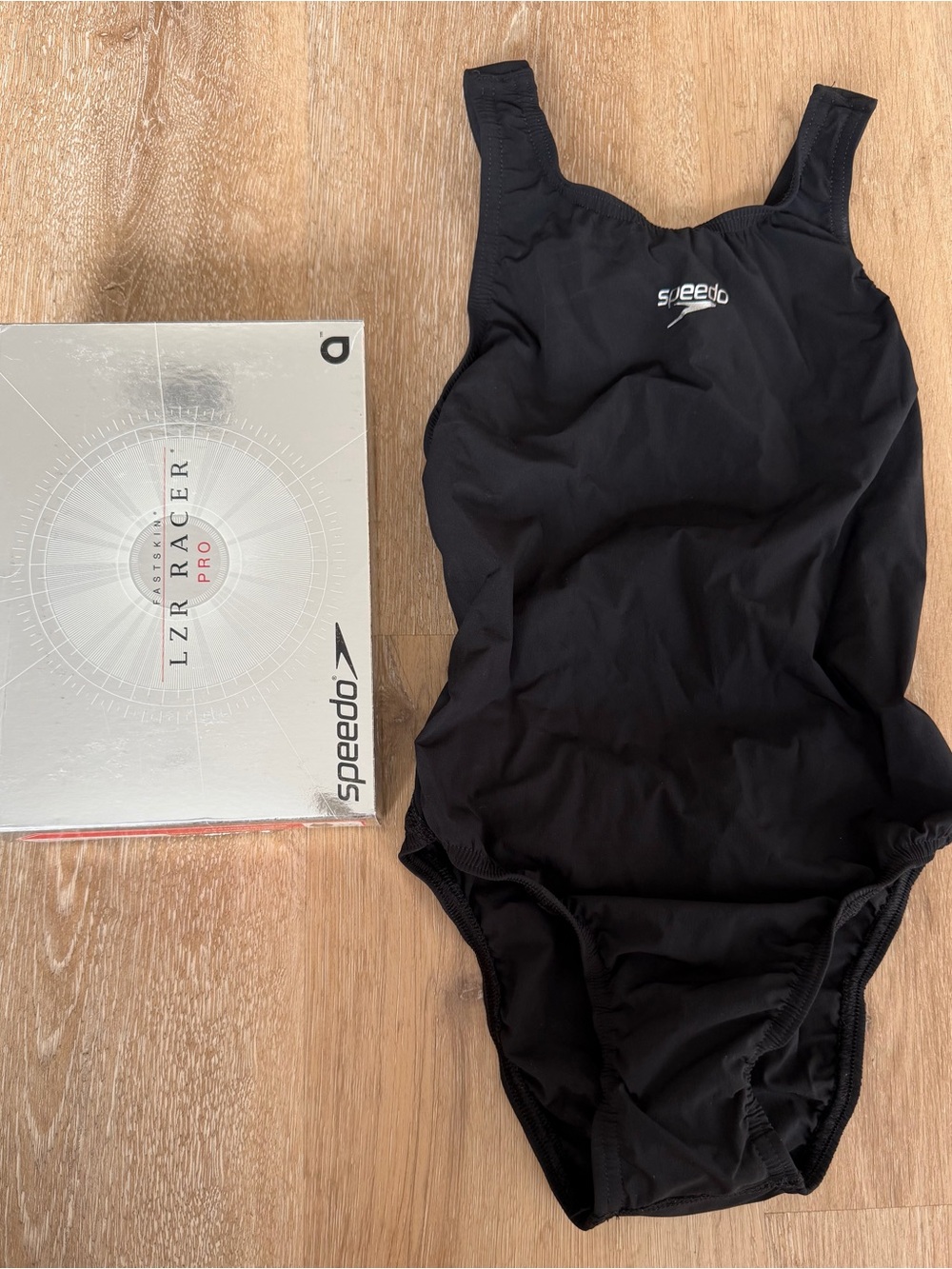 Speedo Fastskins LZR Racer Pro Black One-Piece Swimsuit